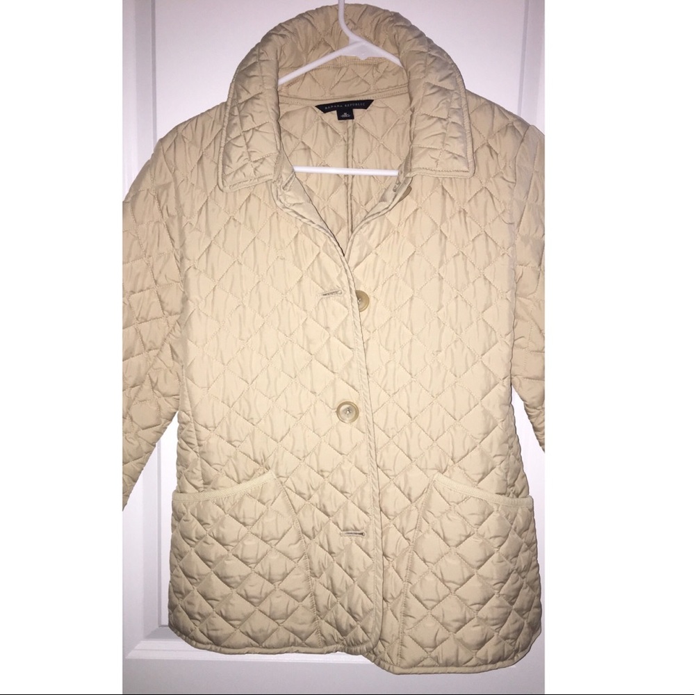 Tan puffy light Jacket